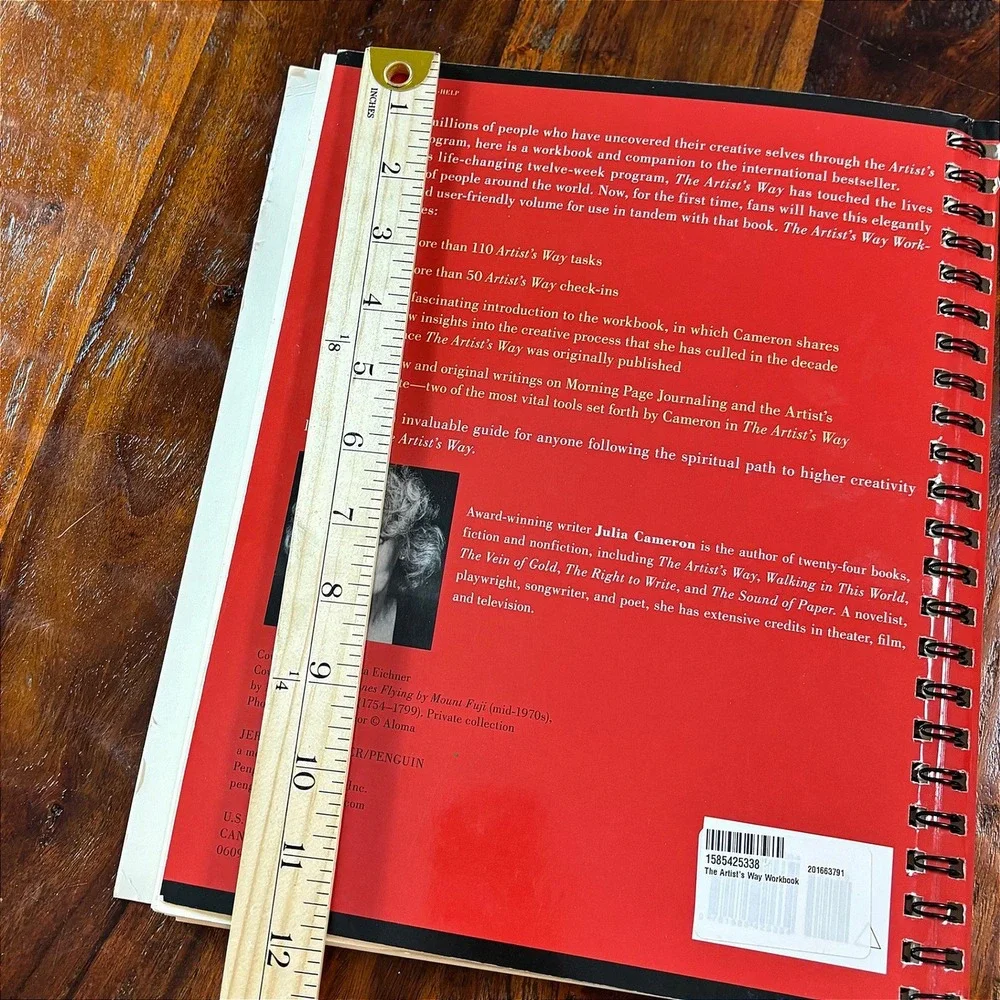 The Artists Way Workbook Julia Cameron Spiral Bound Creativity Self-Help Guide